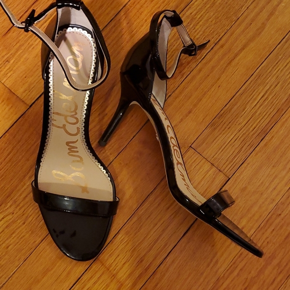 Sam Edelman Shoes - Sam Edelman Black Patent Leather Sandals